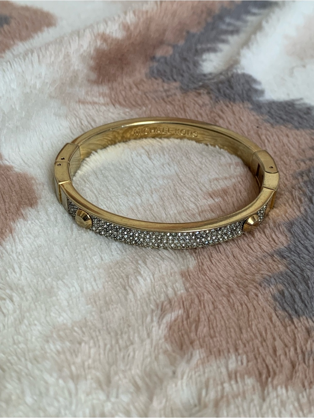 6.75 Inch Michael Kors Hinged Bracelet
